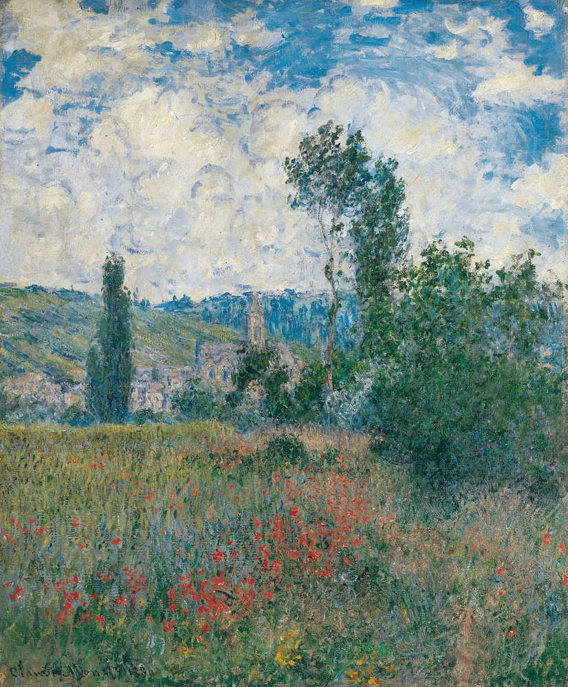 Campo di papaveri a Vetheuil
